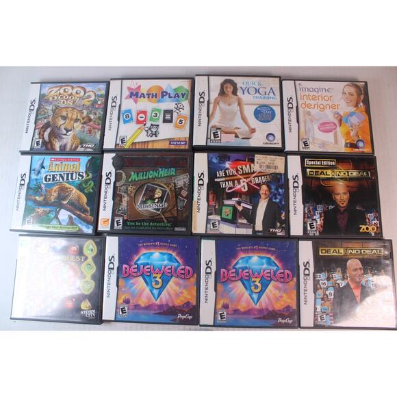 Lot of 12 Nintendo DS games. All with boxes, some with manuals, see pics (B) - Picture 1 of 9